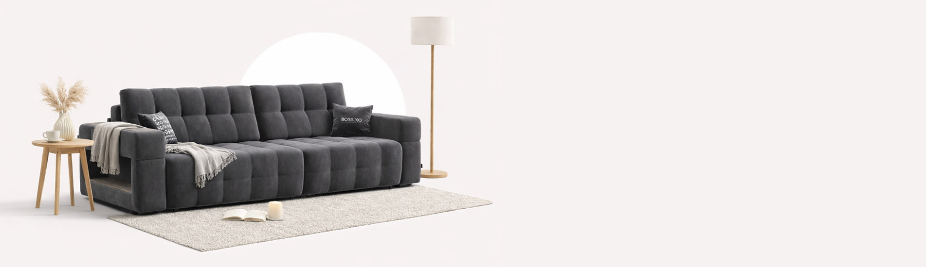 Диван Босс ХО Велюр Монолит